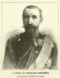 Hermann, Prinz von Hohenlohe-Langenburg, deutscher Gouverneur von Elsass-Lothringen